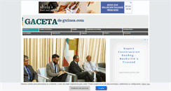 Desktop Screenshot of gacetadeguinea.com