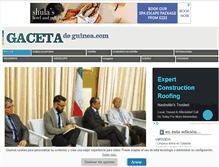 Tablet Screenshot of gacetadeguinea.com